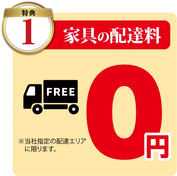 家具の配達料画像